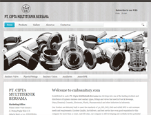 Tablet Screenshot of cmbsanitary.com